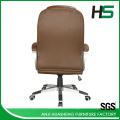 Silla de oficina de cuero de alta calidad base giratoria